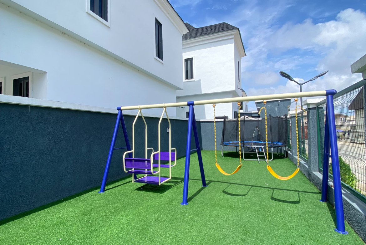Luxury Redefined: 4-Bedroom Terraced Duplex with Private Pool, Gym & Kids’ Play Area.